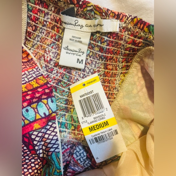 American Rag Flamingo Color Women's Strapless Dress, Size Medium - Picture 12 of 12